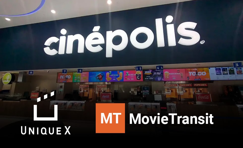 Unique X and Cinépolis sign for MovieTransit managed content delivery in Mexico, with expansion across LATAM in 2024